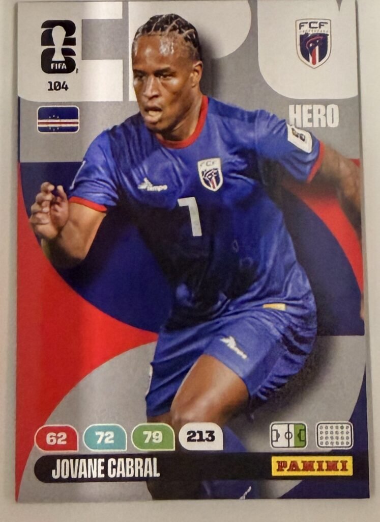 Jovane Cabral HERO #104 – Panini Adrenalyn XL FIFA World Cup 2026