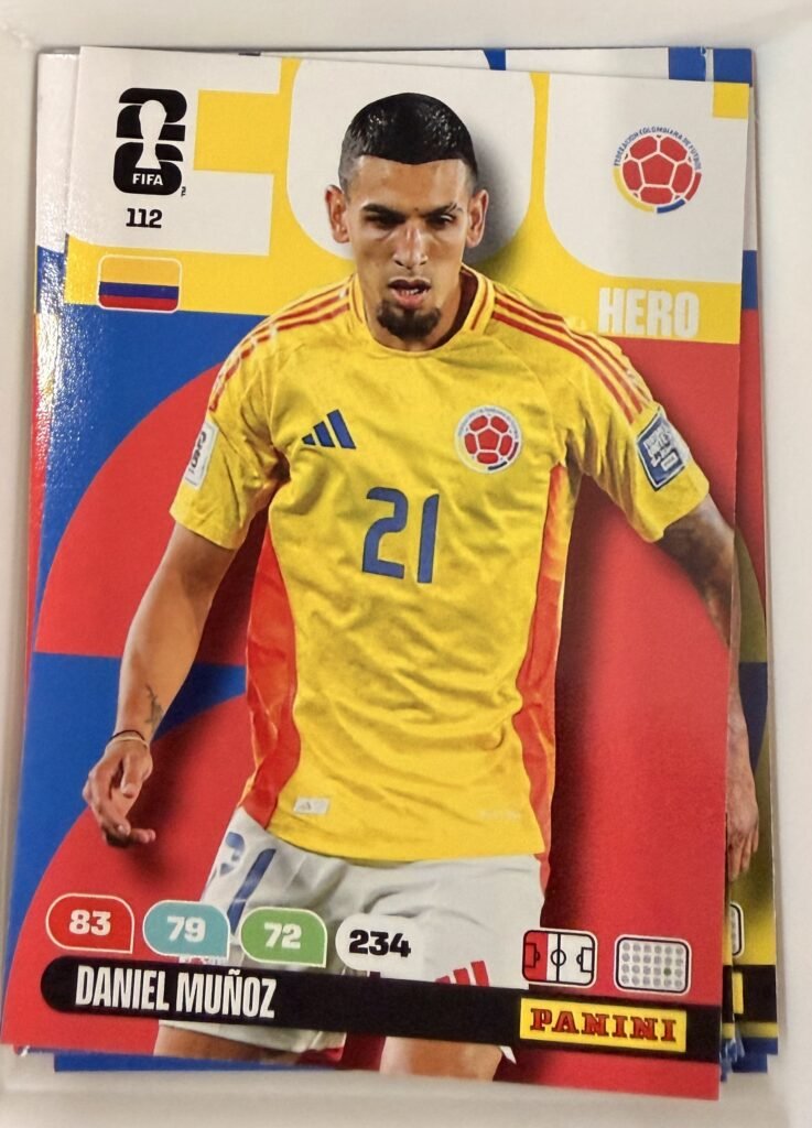 Daniel Muñoz HERO #112 – Panini Adrenalyn XL FIFA World Cup 2026