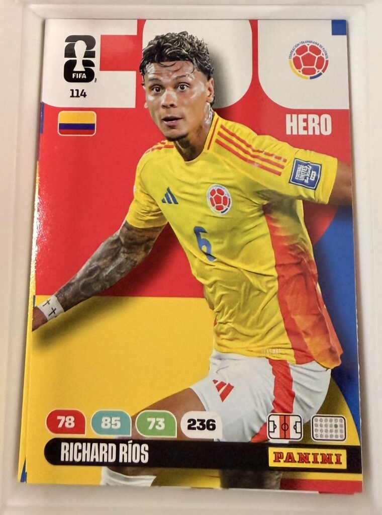 Richard Ríos HERO #114 – Panini Adrenalyn XL FIFA World Cup 2026