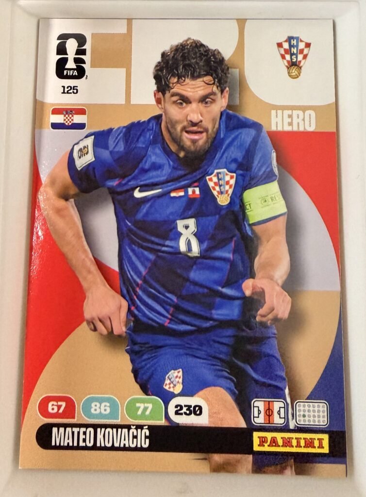 Mateo Kovačić HERO #125 – Panini Adrenalyn XL FIFA World Cup 2026