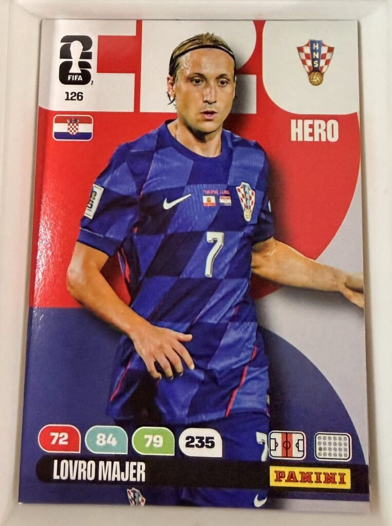 Lovro Majer HERO #126 – Panini Adrenalyn XL FIFA World Cup 2026