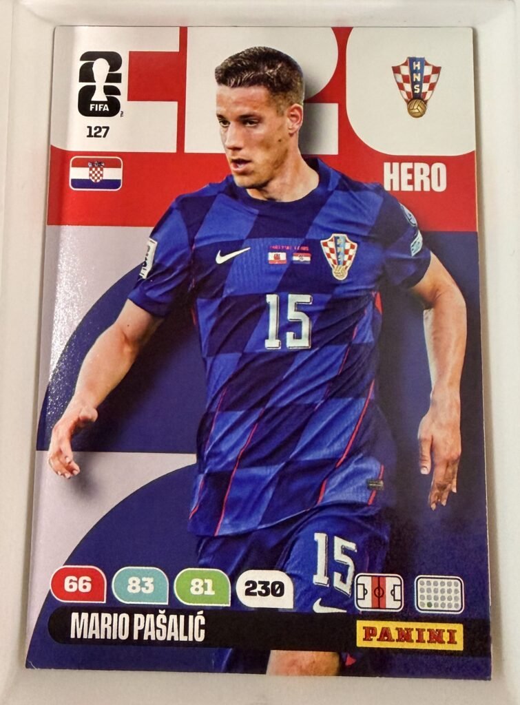 Mario Pašalić HERO #127 – Panini Adrenalyn XL FIFA World Cup 2026