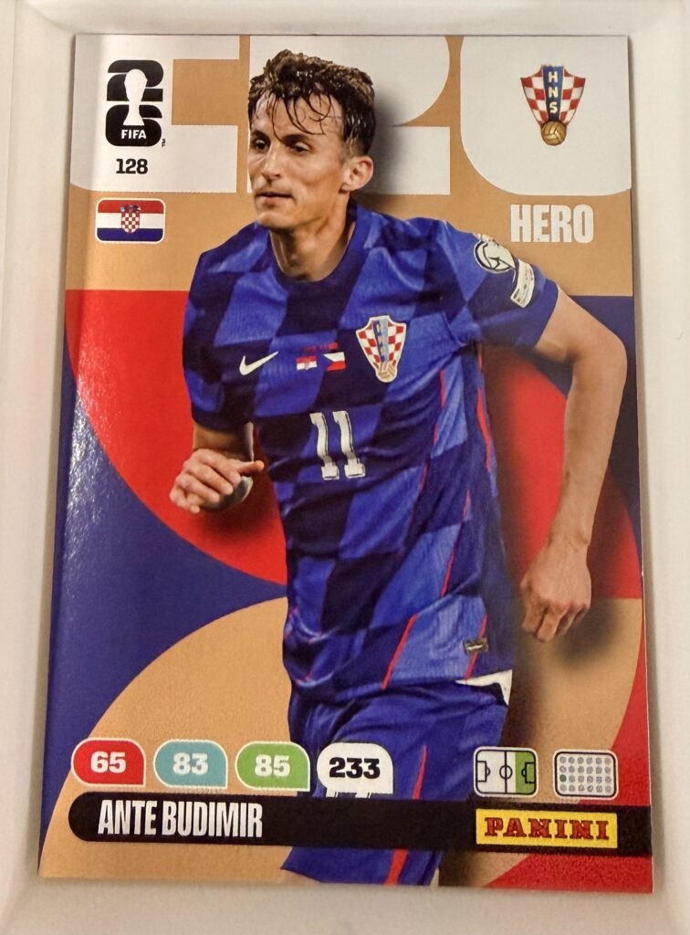 Ante Budimir HERO #128 – Panini Adrenalyn XL FIFA World Cup 2026