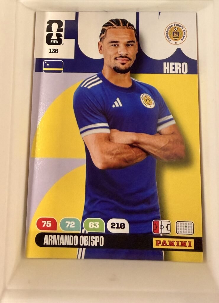 Armando Obispo HERO #136 – Panini Adrenalyn XL FIFA World Cup 2026