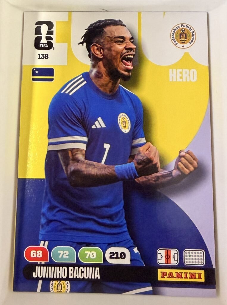 Juninho Bacuna HERO #138 – Panini Adrenalyn XL FIFA World Cup 2026