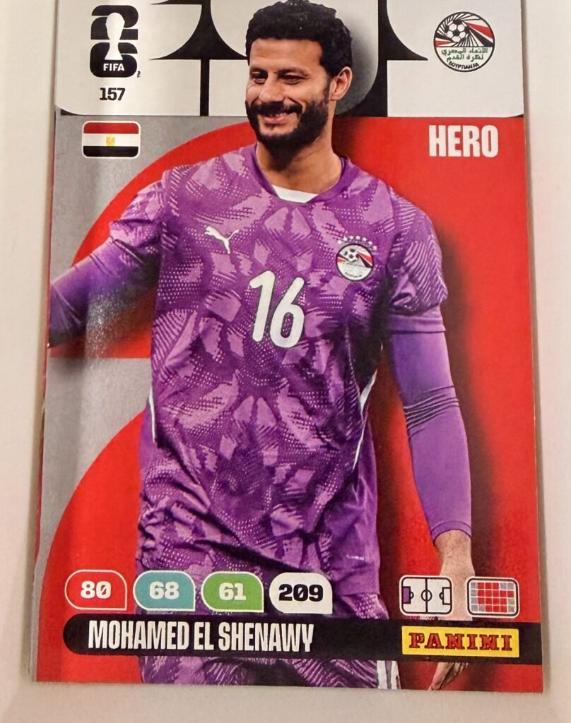 Mohamed El Shenawy HERO #157 – Panini Adrenalyn XL FIFA World Cup 2026