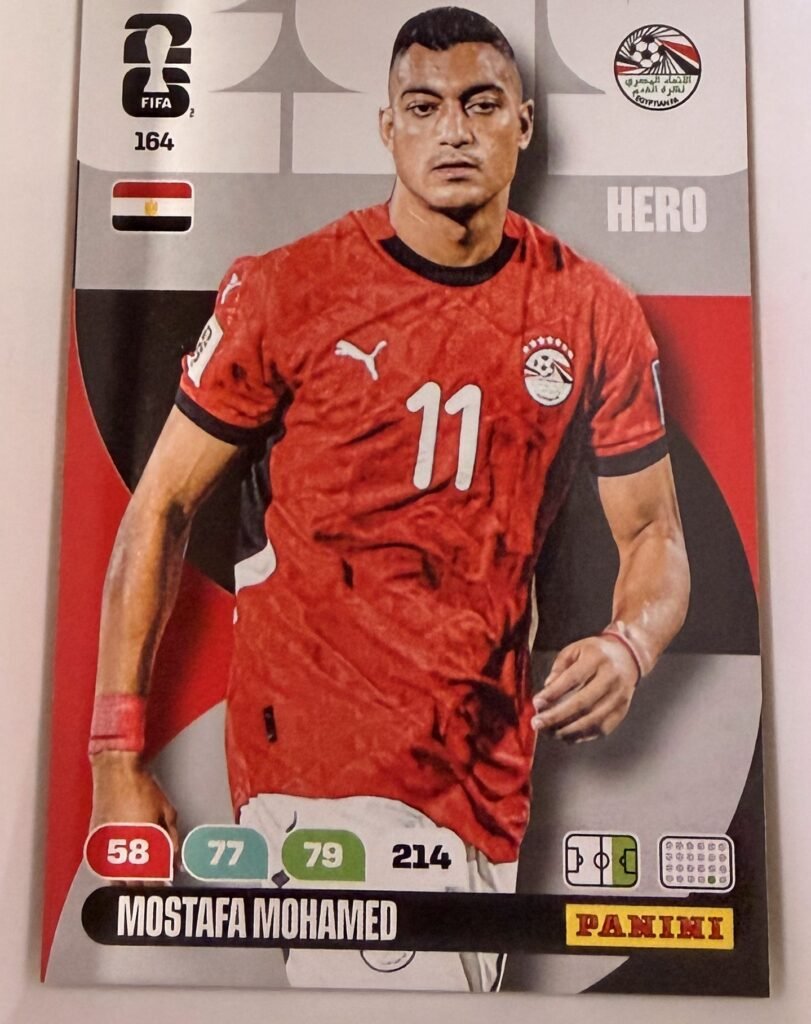 Mostafa Mohamed HERO #164 – Panini Adrenalyn XL FIFA World Cup 2026