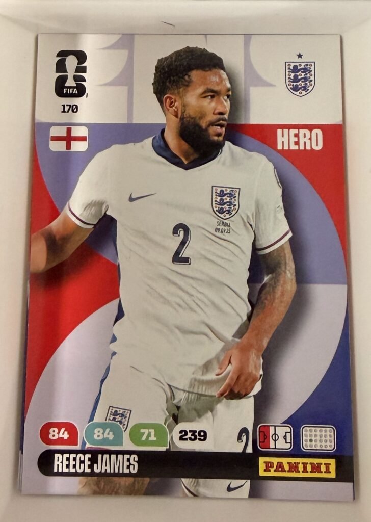 Reece James HERO #170 – Panini Adrenalyn XL FIFA World Cup 2026
