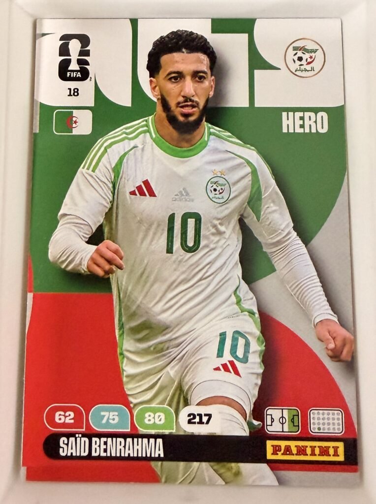 Saïd Benrahma HERO #18 – Panini Adrenalyn XL FIFA World Cup 2026