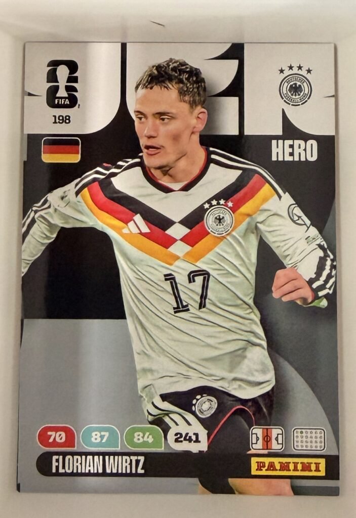 Florian Wirtz HERO #198 – Panini Adrenalyn XL FIFA World Cup 2026
