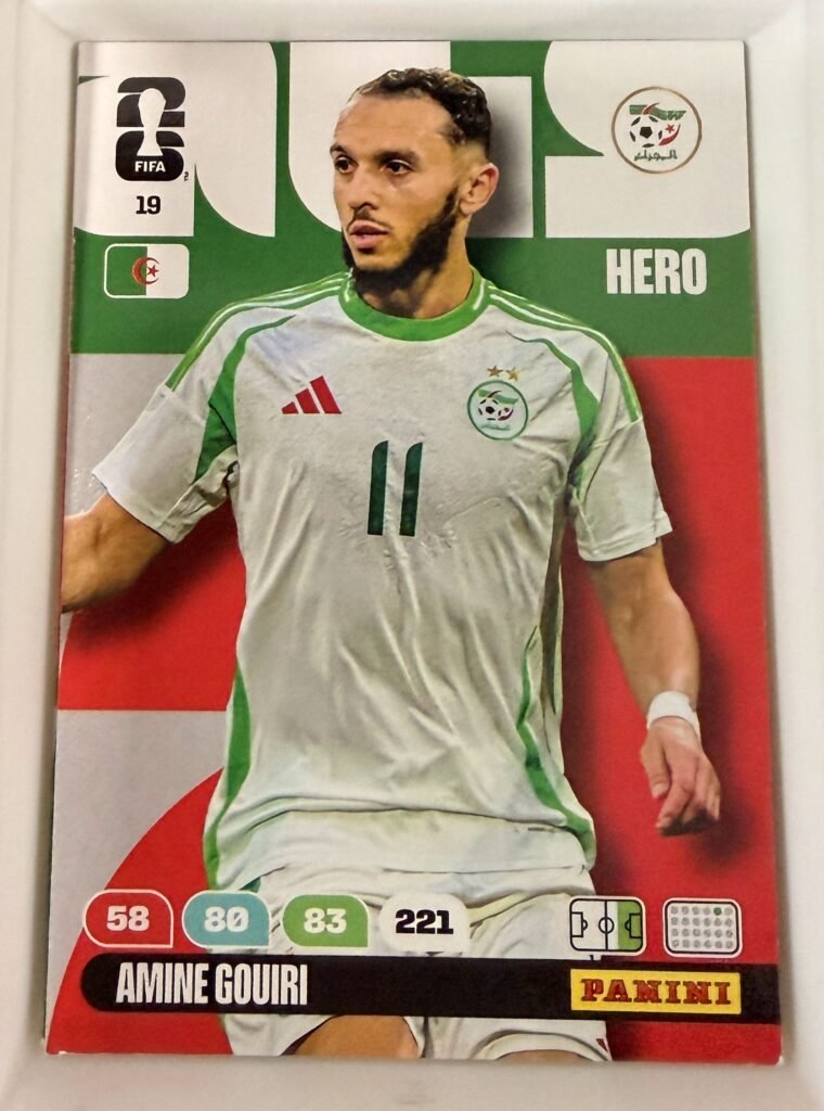 Amine Gouiri HERO #19 – Panini Adrenalyn XL FIFA World Cup 2026