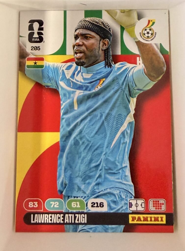 Lawrence Ati Zigi HERO #205 – Panini Adrenalyn XL FIFA World Cup 2026