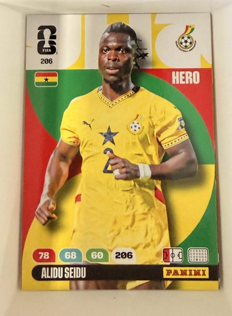 Alidu Seidu HERO #206 – Panini Adrenalyn XL FIFA World Cup 2026