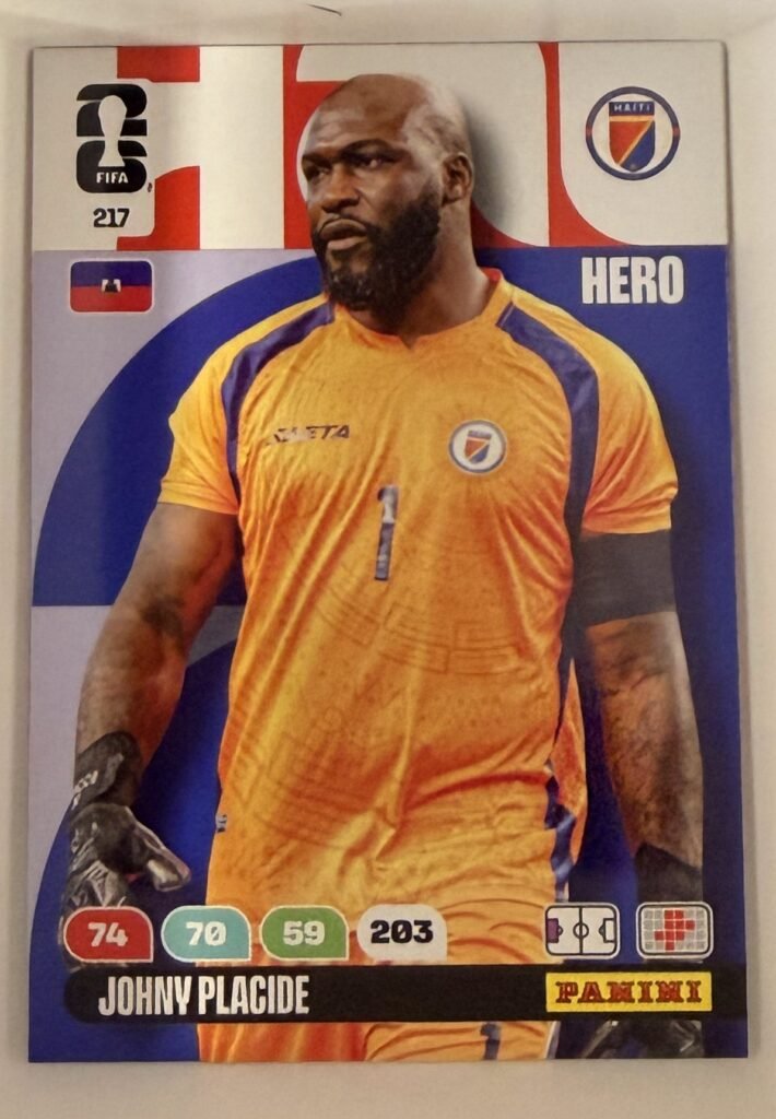 Johnny Placide HERO #217 – Panini Adrenalyn XL FIFA World Cup 2026
