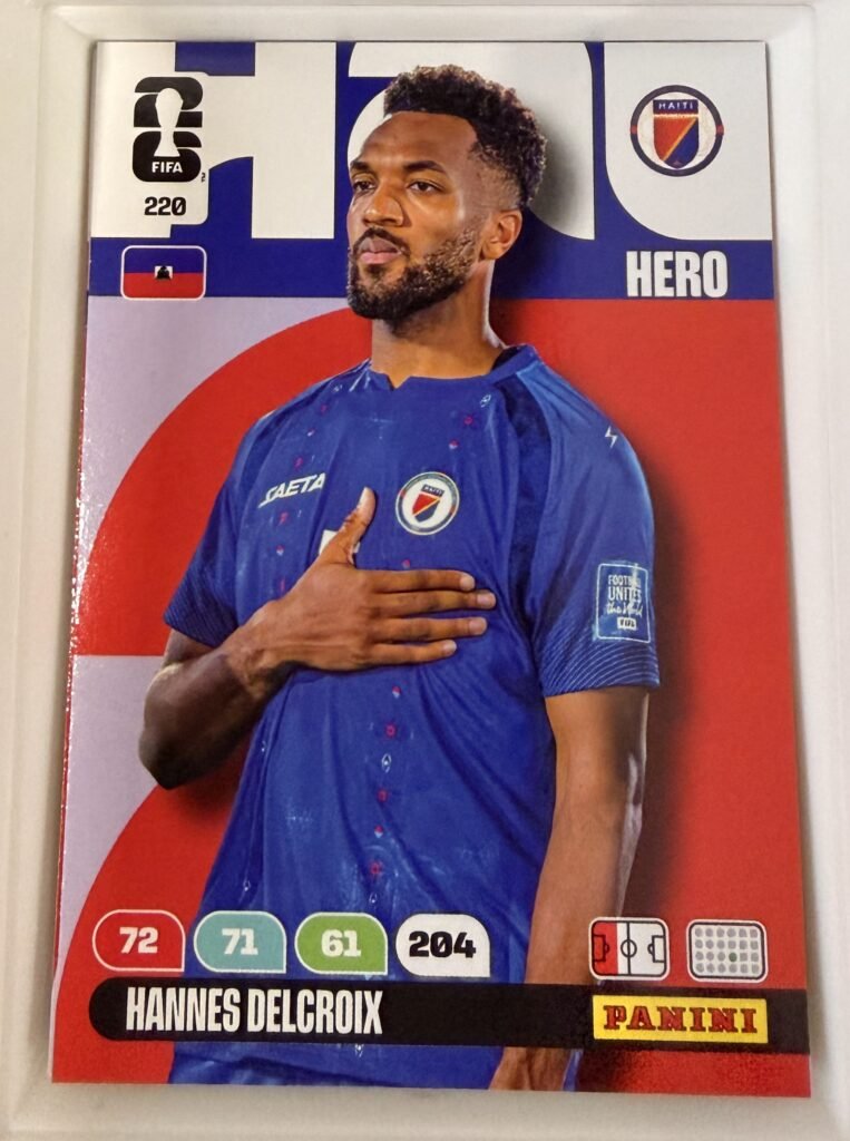 Hannes Delcroix HERO #220 – Panini Adrenalyn XL FIFA World Cup 2026