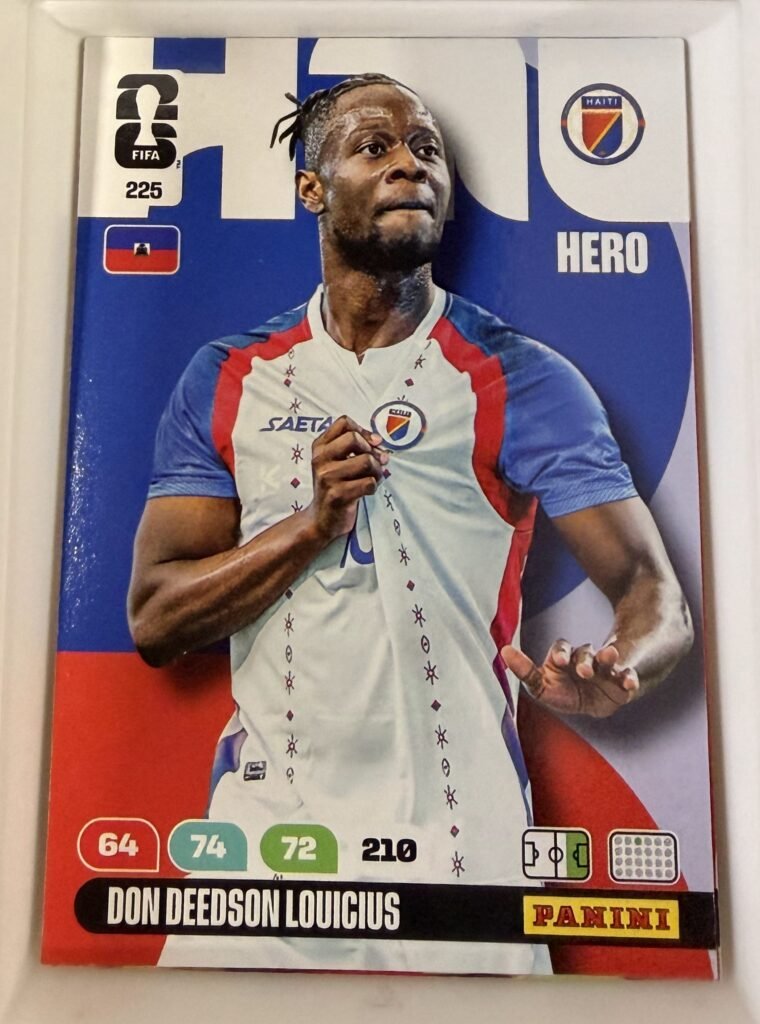 Don Deedson Louicius HERO #225 – Panini Adrenalyn XL FIFA World Cup 2026