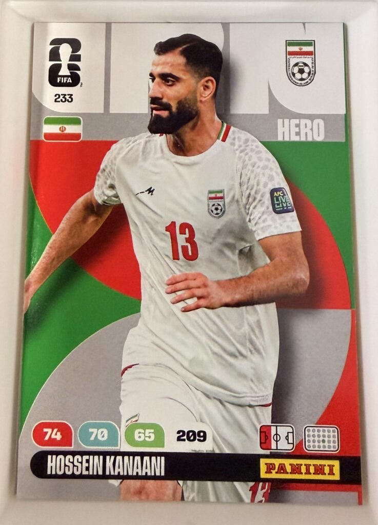 Hossein Kanaani HERO #233 – Panini Adrenalyn XL FIFA World Cup 2026