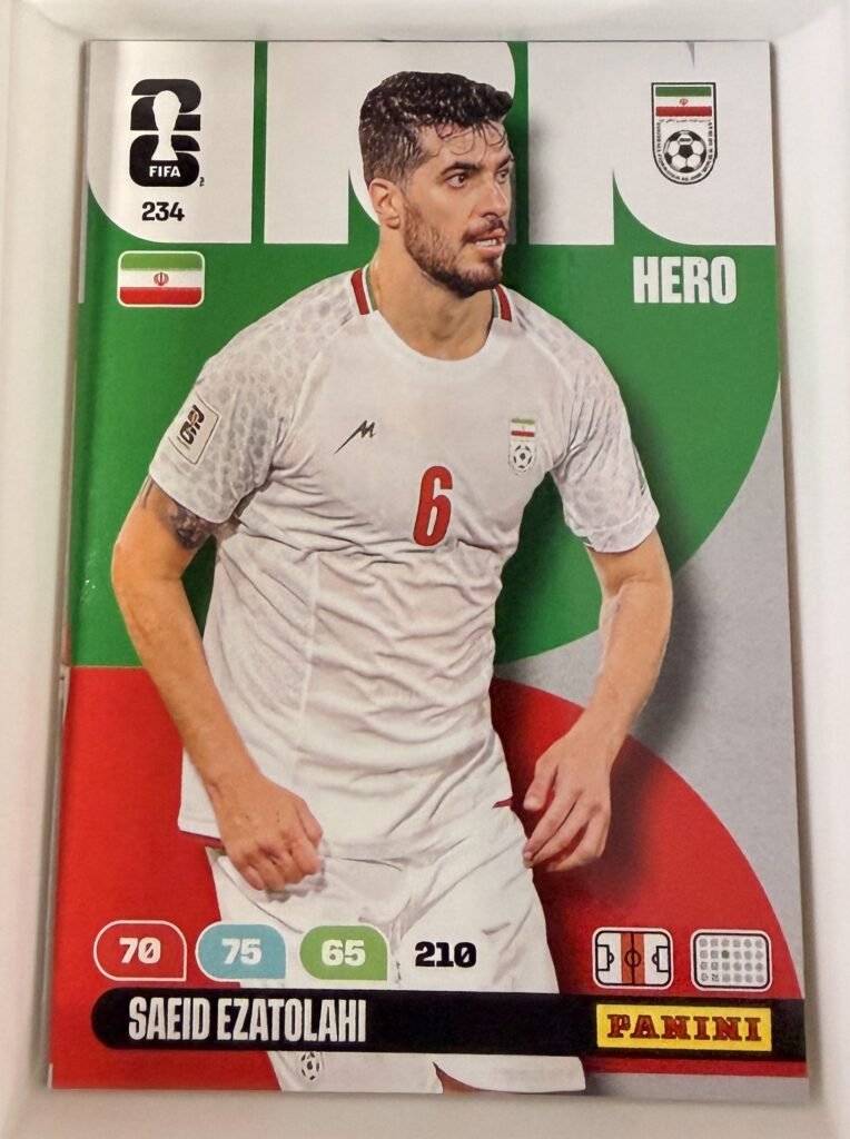 Saeid Ezatolahi HERO #234 – Panini Adrenalyn XL FIFA World Cup 2026