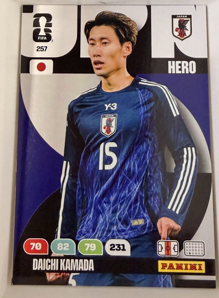 Daichi Kamada HERO #257 – Panini Adrenalyn XL FIFA World Cup 2026