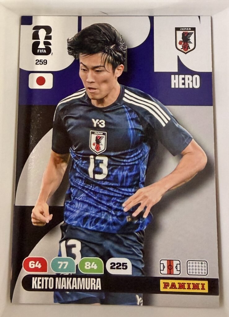 Keito Nakamura HERO #259 – Panini Adrenalyn XL FIFA World Cup 2026