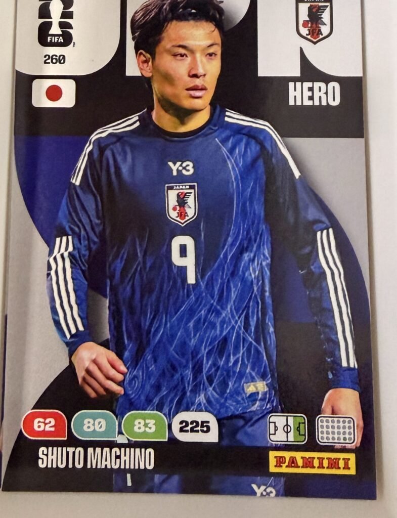 Shuto Machino HERO #260 – Panini Adrenalyn XL FIFA World Cup 2026