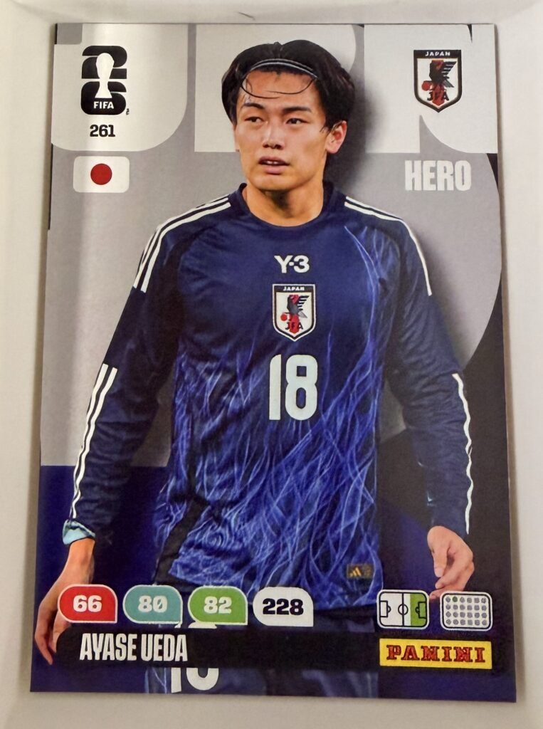 Ayase Ueda HERO #261 – Panini Adrenalyn XL FIFA World Cup 2026