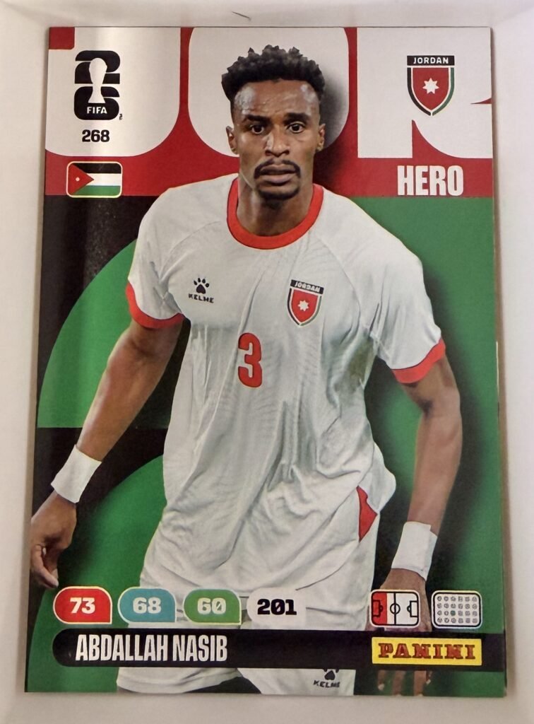 Abdallah Nasib HERO #268 – Panini Adrenalyn XL FIFA World Cup 2026