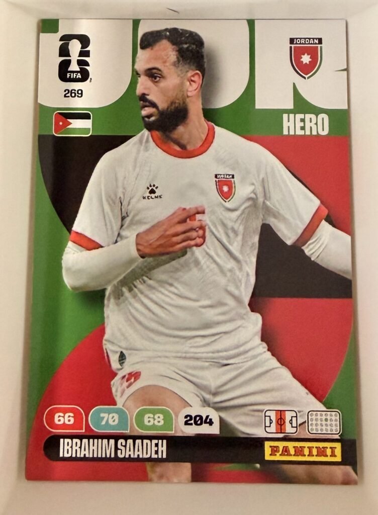 Ibrahim Saadeh HERO #269 – Panini Adrenalyn XL FIFA World Cup 2026