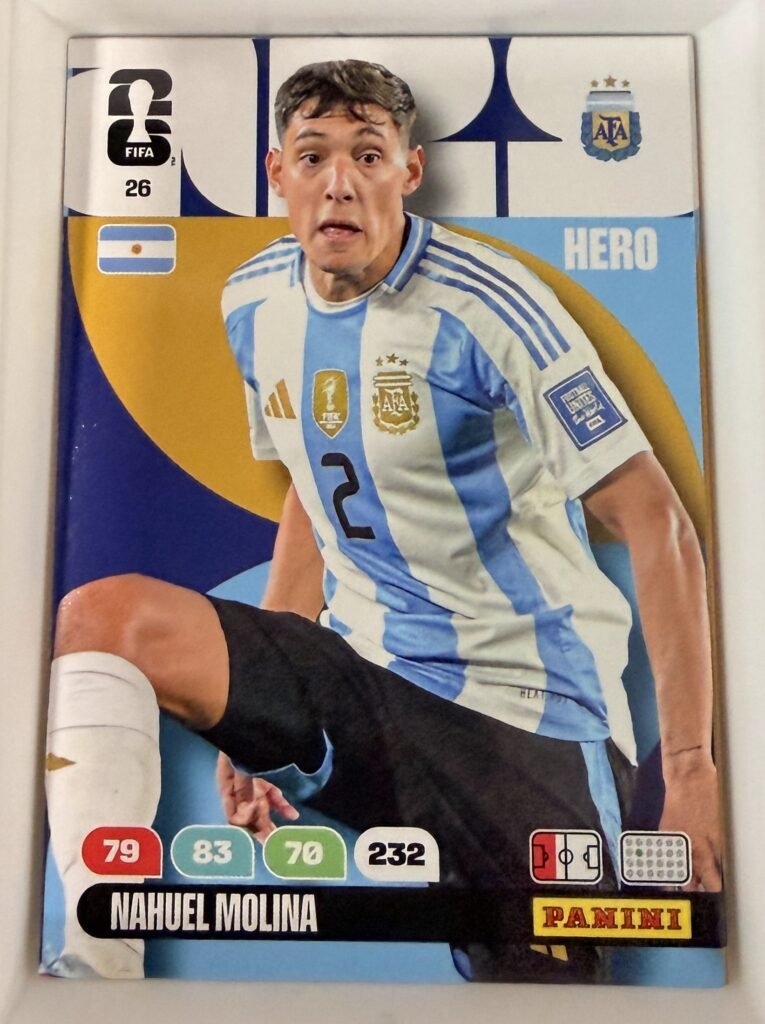 Nahuel Molina HERO #26 – Panini Adrenalyn XL FIFA World Cup 2026