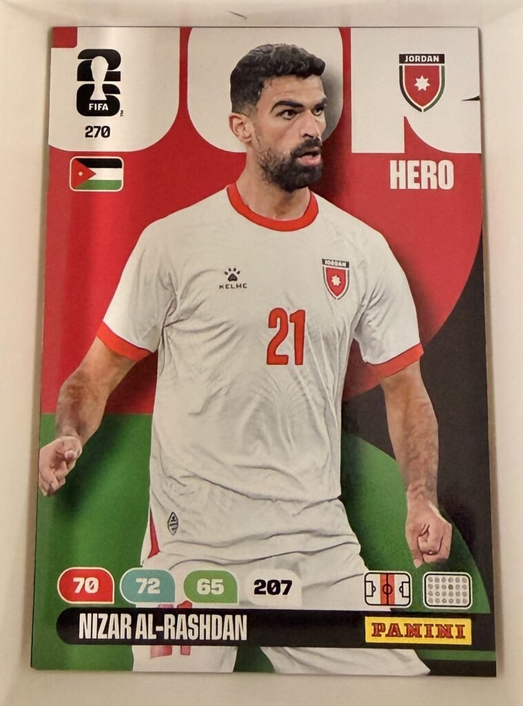 Nizar Al-Rashdan HERO #270 – Panini Adrenalyn XL FIFA World Cup 2026