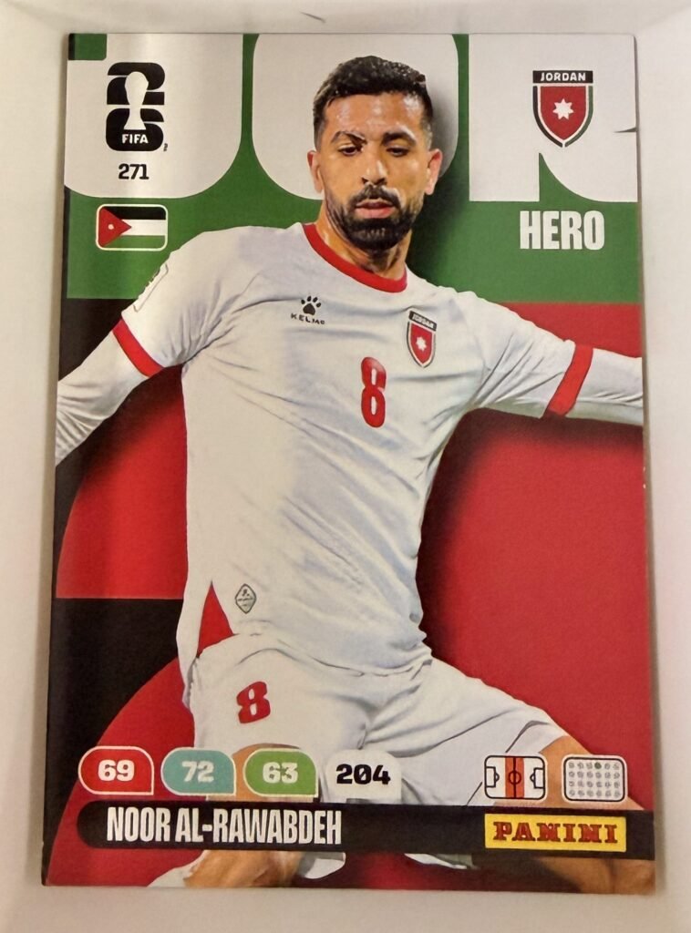 Noor Al-Rawabdeh HERO #271 – Panini Adrenalyn XL FIFA World Cup 2026