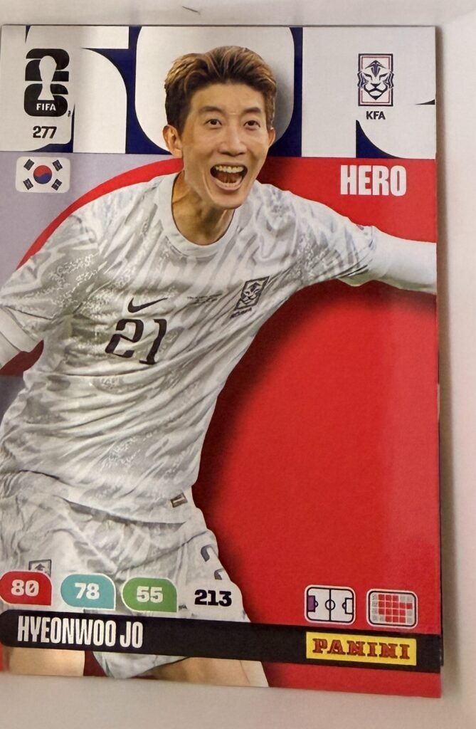 Hyeonwoo Jo HERO #277 – Panini Adrenalyn XL FIFA World Cup 2026