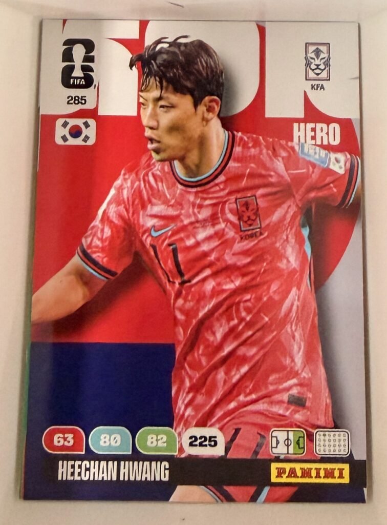 Heechan Hwang HERO #286 – Panini Adrenalyn XL FIFA World Cup 2026