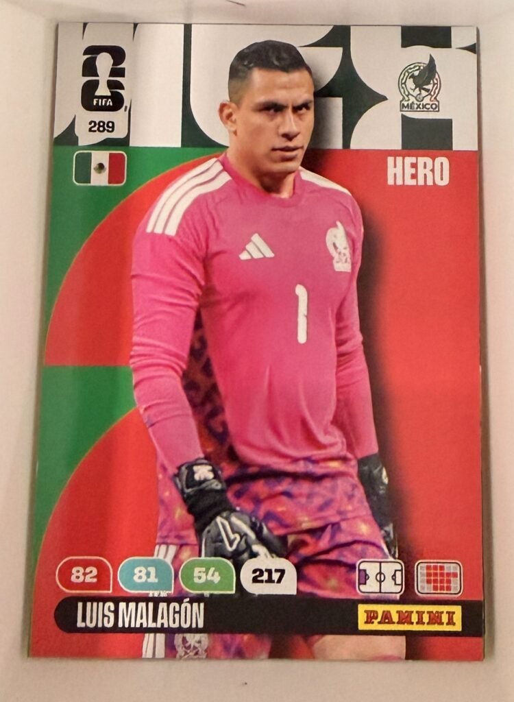 Luis Malagón HERO #289 – Panini Adrenalyn XL FIFA World Cup 2026