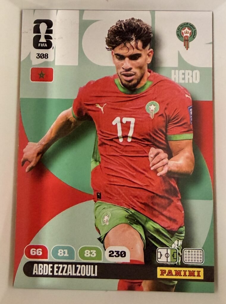 Abde Ezzalzouli HERO #308 – Panini Adrenalyn XL FIFA World Cup 2026