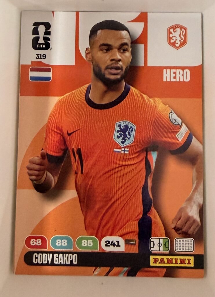 Cody Gakpo HERO #319 – Panini Adrenalyn XL FIFA World Cup 2026