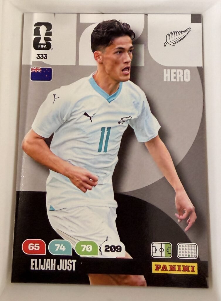 Elijah Just HERO #333 – Panini Adrenalyn XL FIFA World Cup 2026