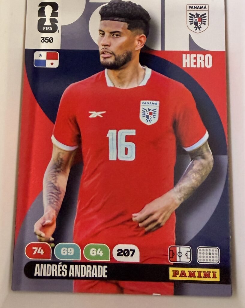 Andrés Andrade HERO #350 – Panini Adrenalyn XL FIFA World Cup 2026