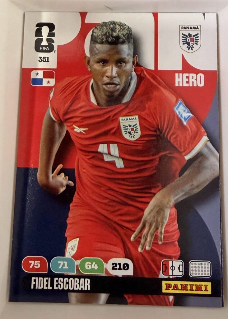 Fidel Escobar HERO #351 – Panini Adrenalyn XL FIFA World Cup 2026