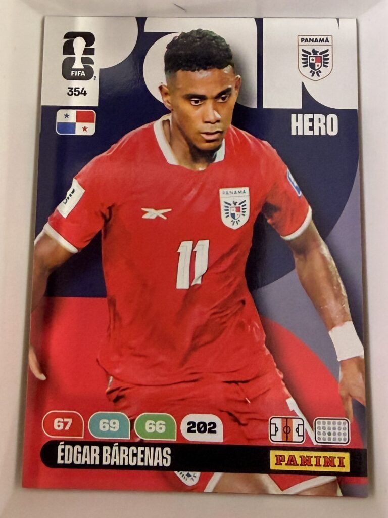 Édgar Bárcenas HERO #354 – Panini Adrenalyn XL FIFA World Cup 2026