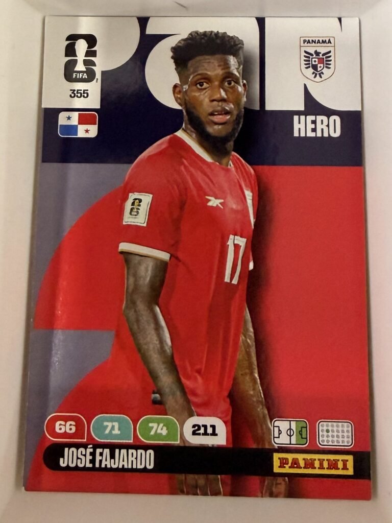 José Fajardo HERO #355 – Panini Adrenalyn XL FIFA World Cup 2026