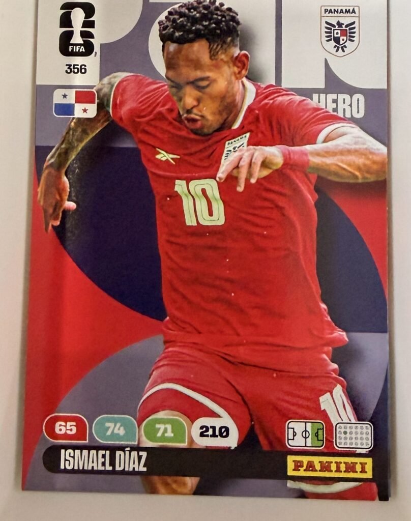 Ismael Díaz HERO #356 – Panini Adrenalyn XL FIFA World Cup 2026