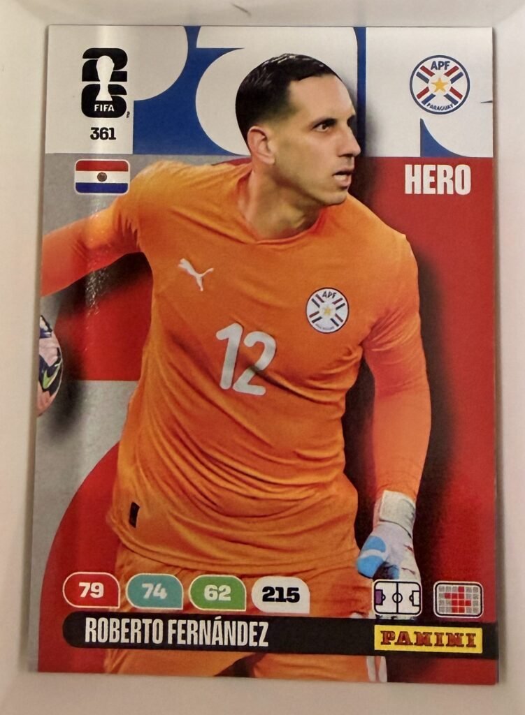 Roberto Fernández HERO #361 – Panini Adrenalyn XL FIFA World Cup 2026