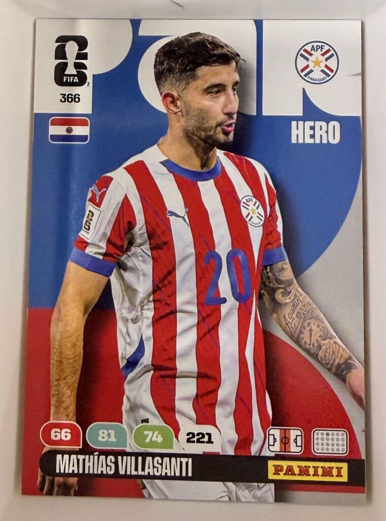 Mathías Villasanti HERO #366 – Panini Adrenalyn XL FIFA World Cup 2026