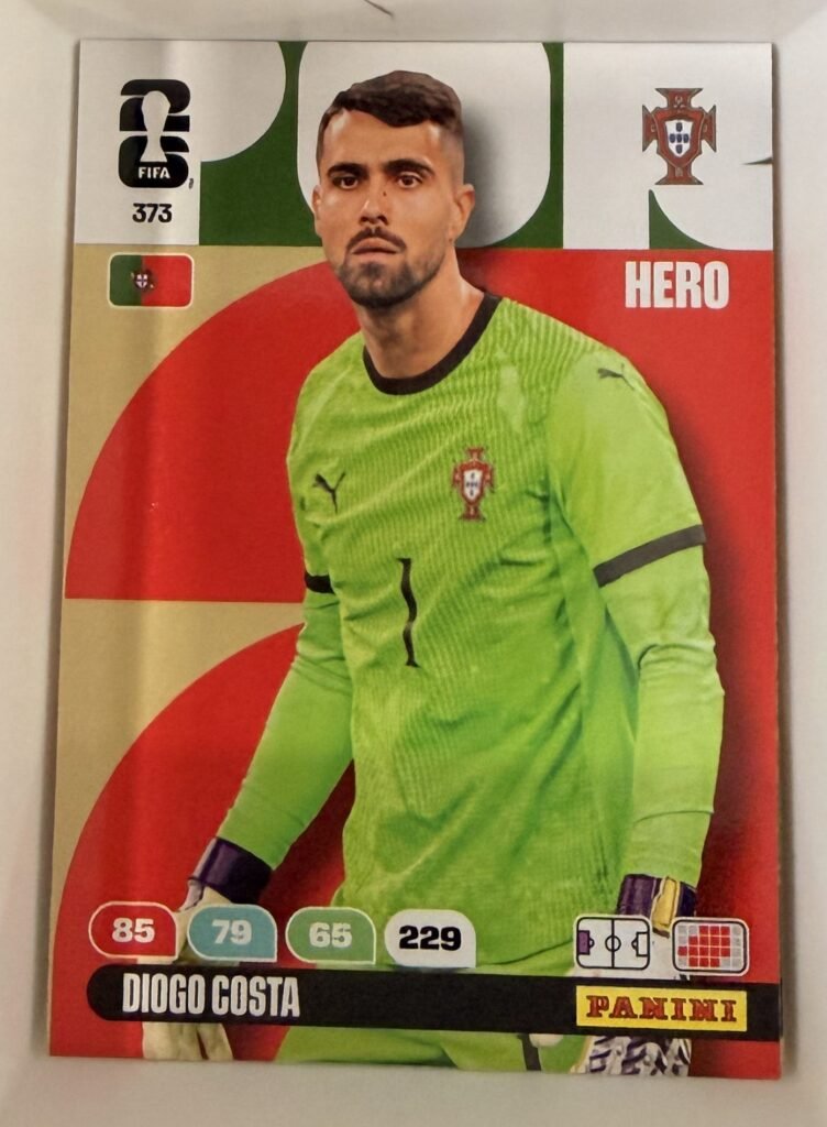 Diogo Costa HERO #373 – Panini Adrenalyn XL FIFA World Cup 2026