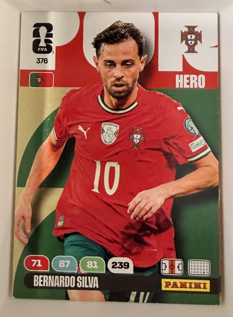 Bernardo Silva HERO #376 – Panini Adrenalyn XL FIFA World Cup 2026