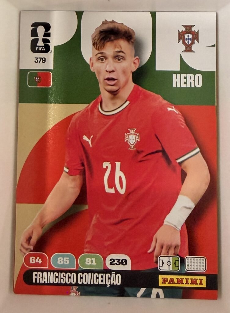 Francisco Conceição HERO #379 – Panini Adrenalyn XL FIFA World Cup 2026