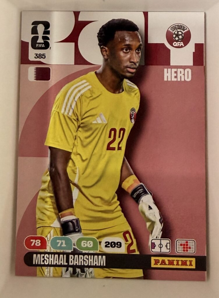 Meshaal Barsham HERO #385 – Panini Adrenalyn XL FIFA World Cup 2026