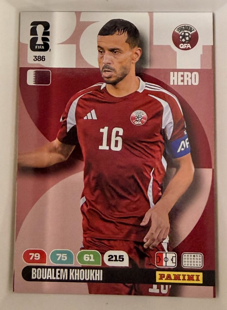 Boualem Khoukhi HERO #386 – Panini Adrenalyn XL FIFA World Cup 2026