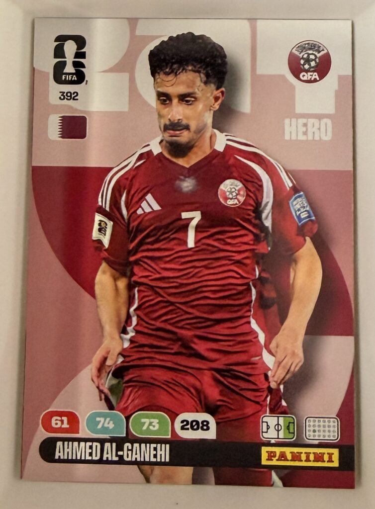 Ahmed Al-Ganehi HERO #392 – Panini Adrenalyn XL FIFA World Cup 2026